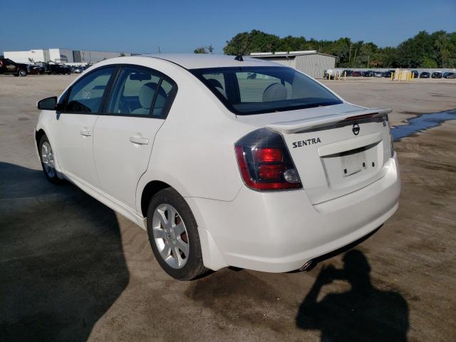 Photo 3 from auction – 2012 NISSAN SENTRA 2.0 with VIN 3N1AB6AP6CL708468