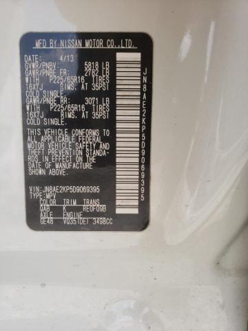 Photo 10 from auction – 2013 NISSAN QUEST S with VIN JN8AE2KP5D9069395