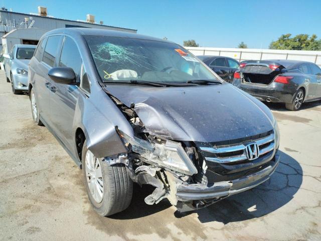 HONDA ODYSSEY LX 2014 with VIN 5FNRL5H28EB072722 - Photo from auction