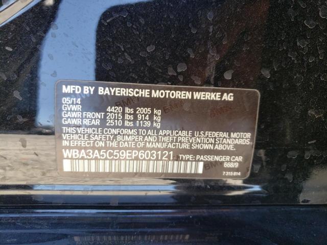 Photo 10 from auction – 2014 BMW 328 I with VIN WBA3A5C59EP603121