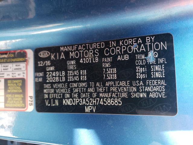Photo 10 from auction – 2017 KIA SOUL + with VIN KNDJP3A52H7458685