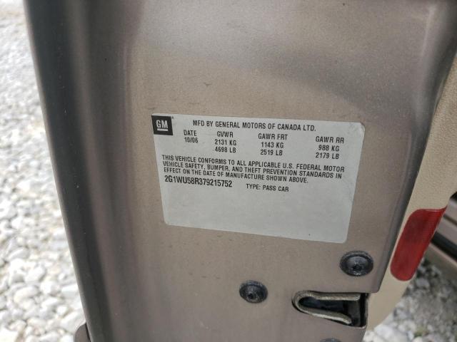 Photo 10 from auction – 2007 CHEVROLET IMPALA LTZ with VIN 2G1WU58R379215752