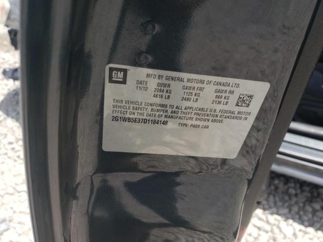 Photo 10 from auction – 2013 CHEVROLET IMPALA LT with VIN 2G1WB5E37D1184148