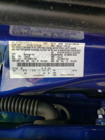 Photo 10 from auction – 2012 FORD FOCUS S with VIN 1FAHP3E20CL434339