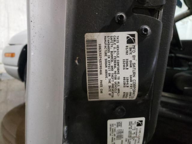 Photo 10 from auction – 2002 SATURN SL2 with VIN 1G8ZK52742Z205466