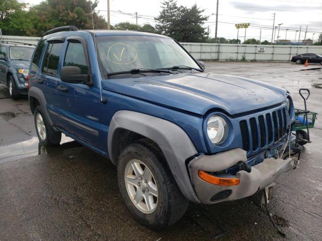 Photo 1 from auction – 2004 JEEP LIBERTY SP with VIN 1J4GL48KX4W221489