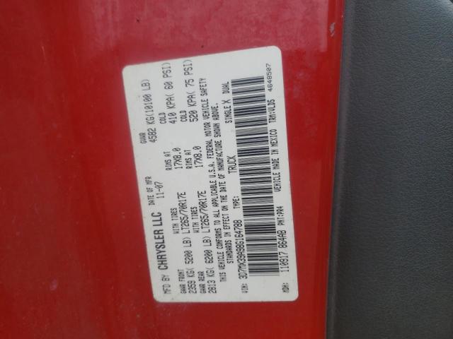 Photo 10 from auction – 2008 DODGE RAM 3500 with VIN 3D7MX39A98G164788