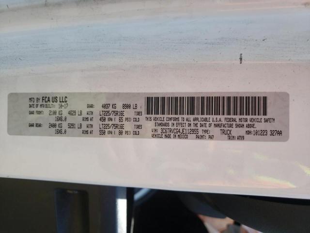 Photo 10 from auction – 2018 RAM PROMASTER with VIN 3C6TRVCG4JE112955