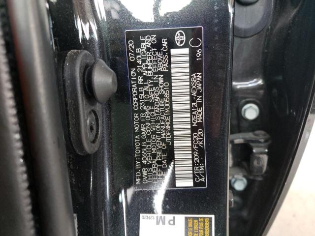 Photo 10 from auction – 2021 TOYOTA COROLLA SE with VIN JTDP4MCE1MJ058510