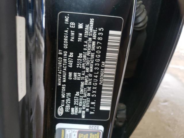 Photo 10 from auction – 2016 KIA OPTIMA EX with VIN 5XXGU4L33GG057835