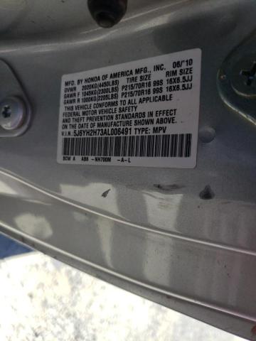 Photo 10 from auction – 2010 HONDA ELEMENT EX with VIN 5J6YH2H73AL006491