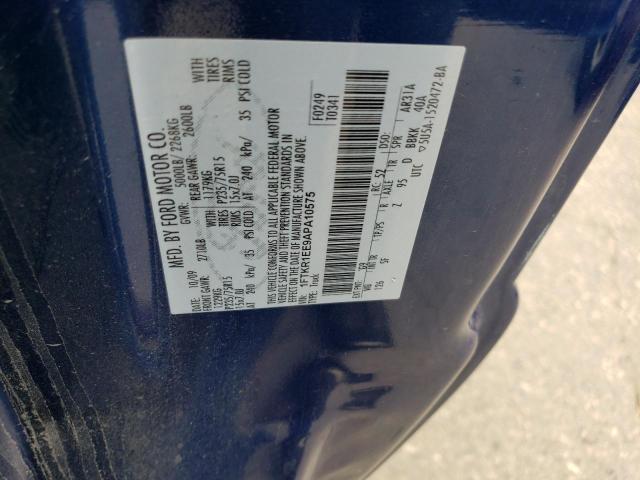 Photo 10 from auction – 2010 FORD RANGER with VIN 1FTKR1EE9APA10575