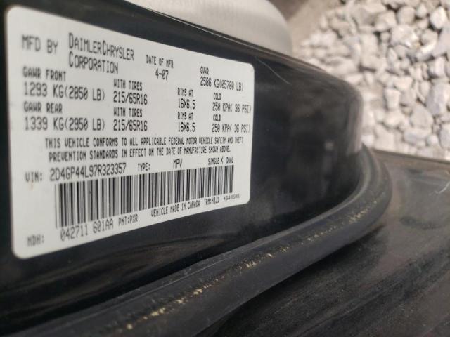 Photo 10 from auction – 2007 DODGE GRAND CARA with VIN 2D4GP44L97R323357