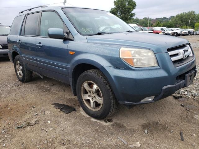 HONDA PILOT EXL 2007 with VIN 5FNYF18797B020459 - Photo from auction