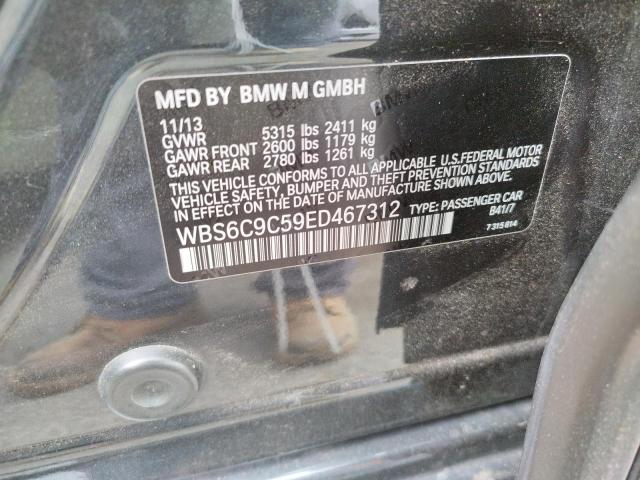 Photo 10 from auction – 2014 BMW M6 GRAN CO with VIN WBS6C9C59ED467312