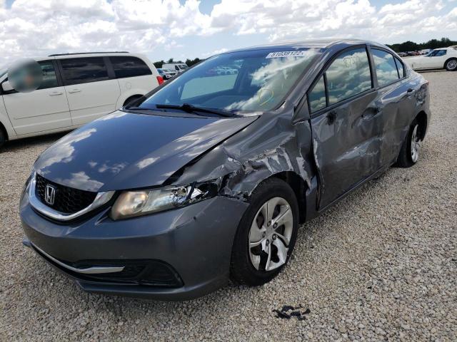 Photo 2 from auction – 2013 HONDA CIVIC LX with VIN 19XFB2F53DE026253
