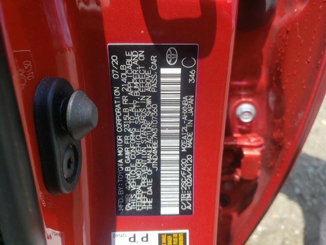 Photo 10 from auction – 2021 TOYOTA COROLLA SE with VIN JTND4MBE7M3107360