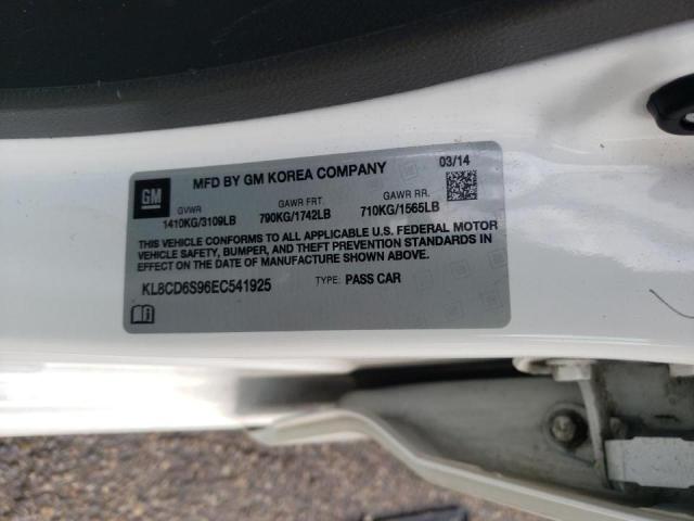 Photo 10 from auction – 2014 CHEVROLET SPARK 1LT with VIN KL8CD6S96EC541925