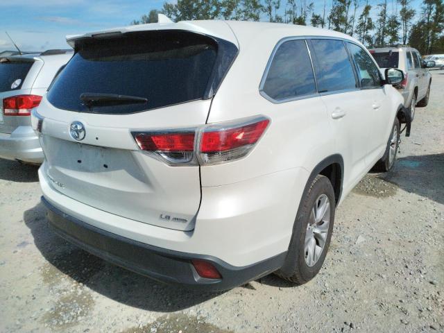 Photo 4 from auction – 2014 TOYOTA HIGHLANDER with VIN 5TDBKRFH2ES062136