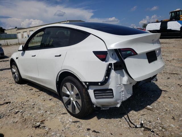 Photo 3 from auction – 2022 TESLA MODEL Y with VIN 7SAYGDEE6NF378801