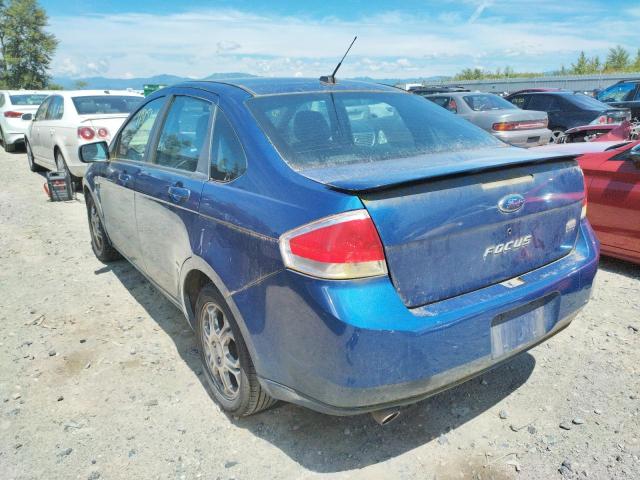 Photo 3 from auction – 2008 FORD FOCUS SE with VIN 1FAHP35N88W222708