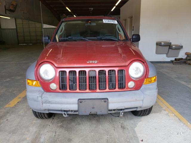 Photo 9 from auction – 2005 JEEP LIBERTY SP with VIN 1J4GL48K85W706103