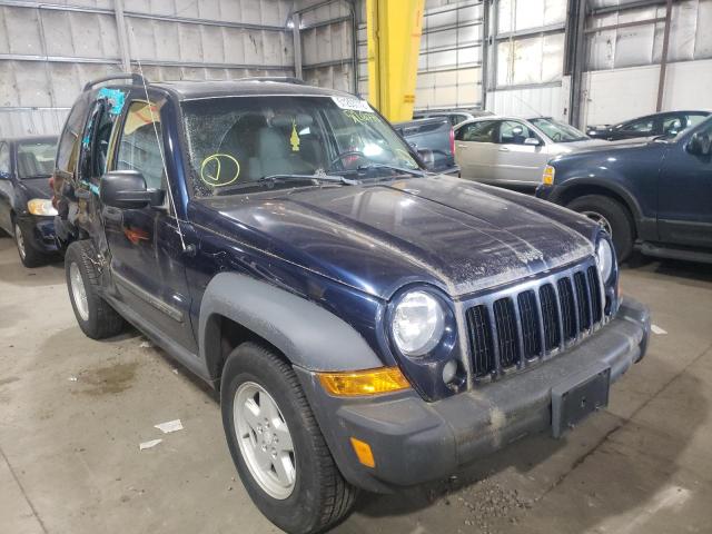 JEEP LIBERTY SP 2006 with VIN 1J4GL48K56W247209 - Photo from auction