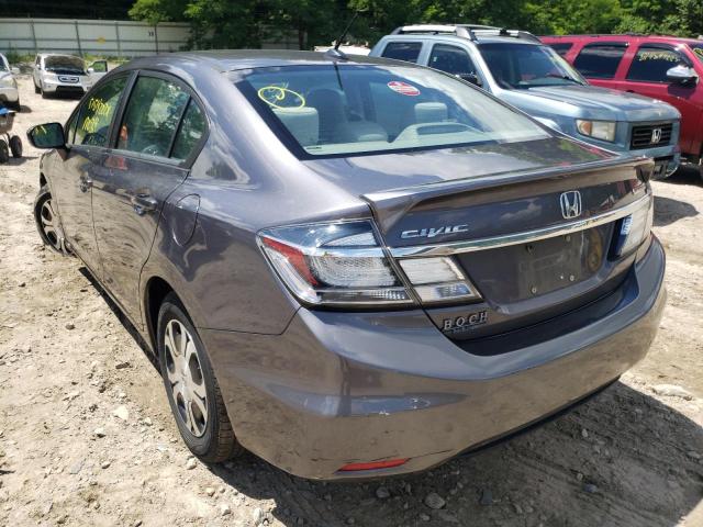 Photo 3 from auction – 2014 HONDA CIVIC HYBR with VIN 19XFB4F21EE200422