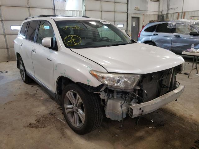 TOYOTA HIGHLANDER 2013 with VIN 5TDDK3EHXDS200706 - Photo from auction