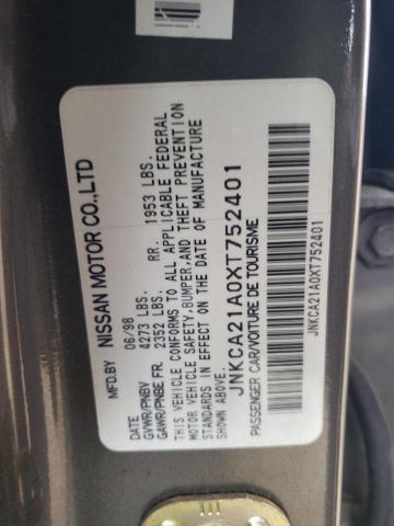 Photo 10 from auction – 1999 INFINITI I30 with VIN JNKCA21A0XT752401