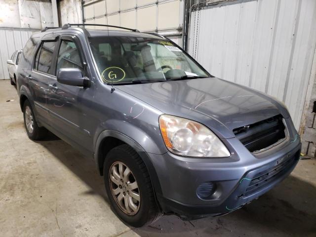 HONDA CR-V SE 2006 with VIN JHLRD78906C002302 - Photo from auction