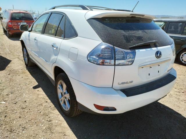 Photo 3 from auction – 2008 LEXUS RX 400H with VIN JTJHW31U582859571
