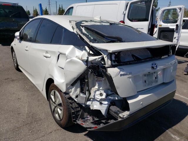 Photo 3 from auction – 2017 TOYOTA PRIUS with VIN JTDKBRFU3H3040309