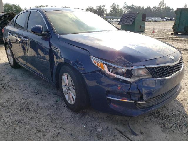 KIA OPTIMA LX 2018 with VIN 5XXGT4L36JG217474 - Photo from auction