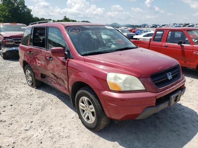 HONDA PILOT EXL 2003 with VIN 2HKYF18663H515687 - Photo from auction