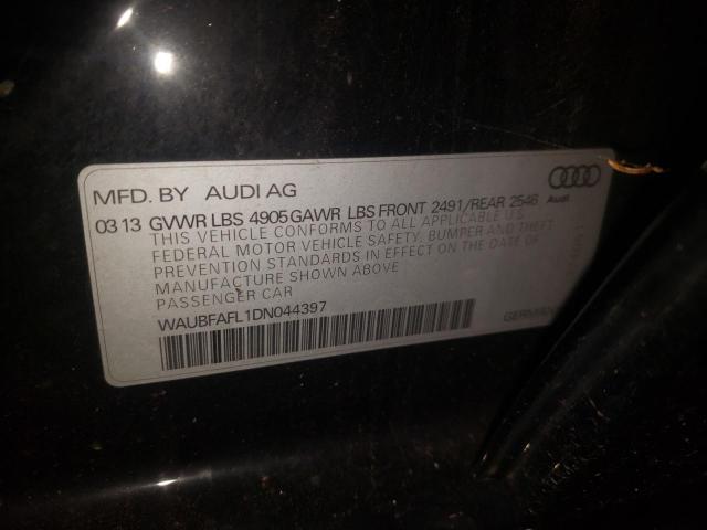 Photo 10 from auction – 2013 AUDI A4 PREMIUM with VIN WAUBFAFL1DN044397
