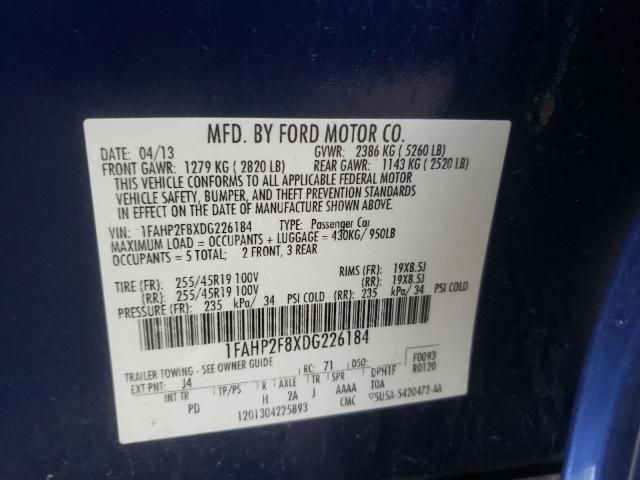 Photo 10 from auction – 2013 FORD TAURUS LIM with VIN 1FAHP2F8XDG226184
