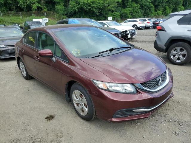 HONDA CIVIC LX 2015 with VIN 19XFB2F51FE065734 - Photo from auction