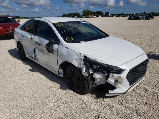 HYUNDAI SONATA LIM 2019 with VIN 5NPE34AF6KH736468 - Photo from auction