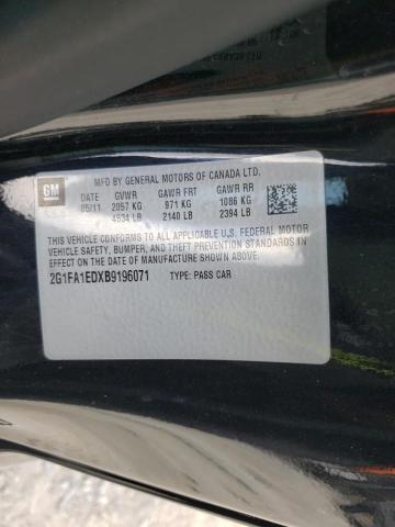 Photo 10 from auction – 2011 CHEVROLET CAMARO LS with VIN 2G1FA1EDXB9196071