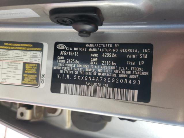 Photo 10 from auction – 2013 KIA OPTIMA EX with VIN 5XXGN4A73DG208493