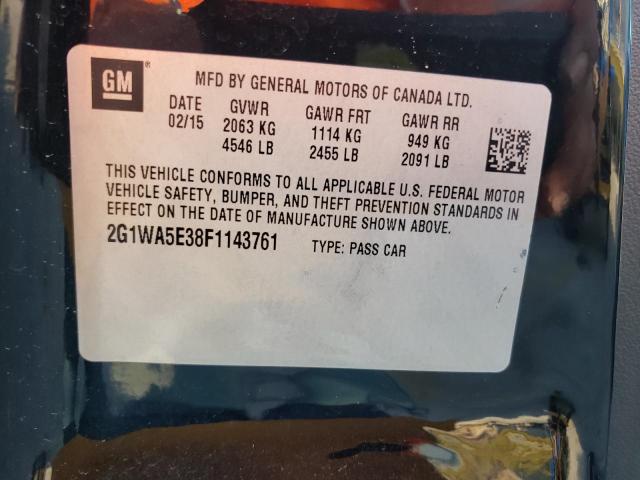 Photo 10 from auction – 2015 CHEVROLET IMPALA LIM with VIN 2G1WA5E38F1143761