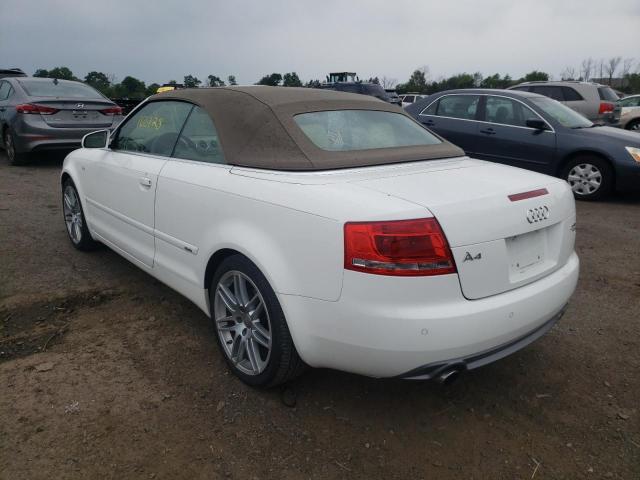 Photo 3 from auction – 2009 AUDI A4 2.0T CA with VIN WAUDF48H29K010755