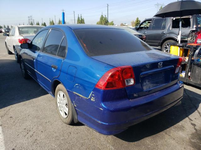 Photo 3 from auction – 2004 HONDA CIVIC DX V with VIN 2HGES16384H599739