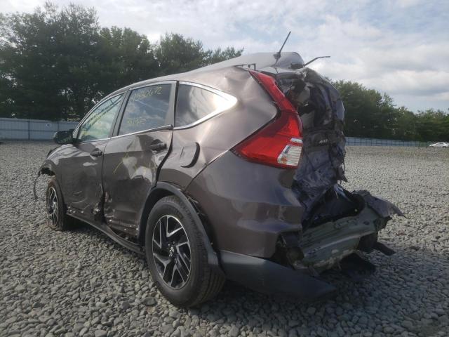 Photo 3 from auction – 2016 HONDA CR-V SE with VIN 2HKRM4H49GH682741