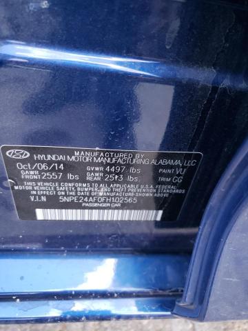 Photo 10 from auction – 2015 HYUNDAI SONATA SE with VIN 5NPE24AF0FH102565