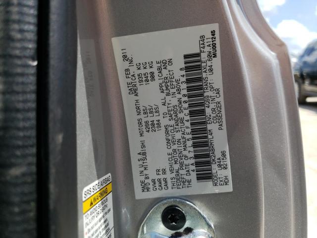 Photo 10 from auction – 2012 MITSUBISHI ECLIPSE SP with VIN 4A37L5EF4CE001348
