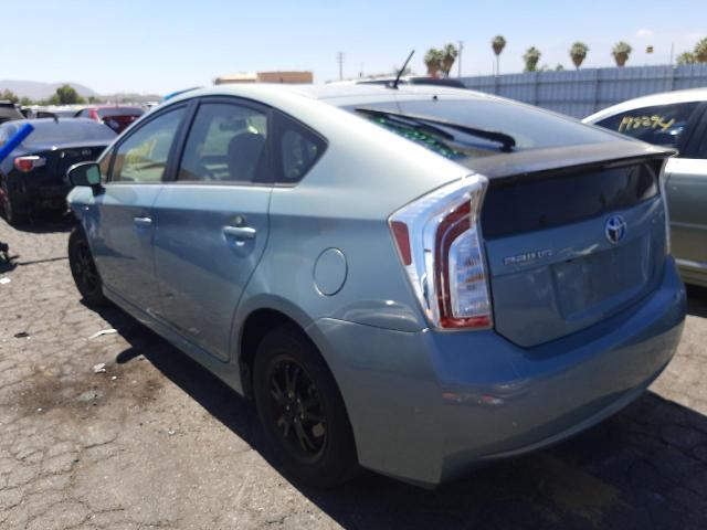 Photo 3 from auction – 2015 TOYOTA PRIUS with VIN JTDKN3DUXF1873878