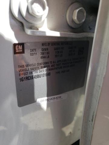 Photo 10 from auction – 2011 CHEVROLET VOLT with VIN 1G1RC6E45BU101648