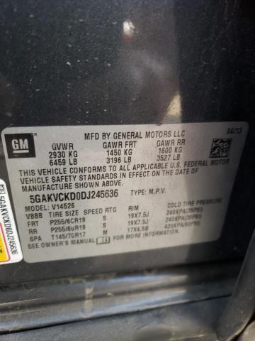 Photo 10 from auction – 2013 BUICK ENCLAVE with VIN 5GAKVCKD0DJ245636